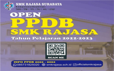 Penerimaan Peserta Didik Baru SMKS RAJASA TP 2022-2023 Telah Dibuka